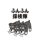 ずーっとラブ！ミニチュアシュナウザー（個別スタンプ：33）