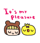 (nenerin日常会話スタンプ500英語気遣い)（個別スタンプ：6）