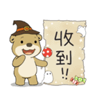 Bear BOOBOO 20 - かわいい仮装編（個別スタンプ：9）
