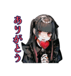 地雷系女子のハロウィン呪い（個別スタンプ：10）