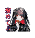 地雷系女子のハロウィン呪い（個別スタンプ：15）