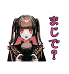 地雷系女子のハロウィン呪い（個別スタンプ：20）