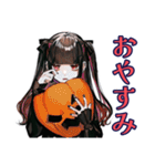 地雷系女子のハロウィン呪い（個別スタンプ：39）