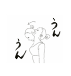 ストレッチ＆ヨガしている人の気持ち（個別スタンプ：5）