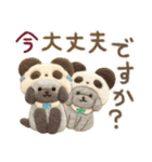 ゆるゆるパンダなトイプードルの日常（個別スタンプ：12）
