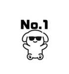 表情を変えない犬？（緑）（個別スタンプ：26）