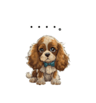 毎日使える大人可愛い茶アメコカ（個別スタンプ：5）