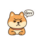 柴犬と一緒！毎日使えるスタンプ（個別スタンプ：4）