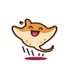 アカエイの優雅に毒あり便@SFW（個別スタンプ：1）