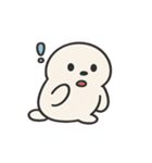 アザラシのぷにぷに感情便@SFW（個別スタンプ：4）