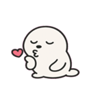 もちもちアザラシの日常@SFW（個別スタンプ：12）
