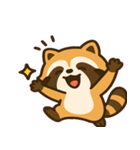 ちゃっかりアライグマ劇場@SFW（個別スタンプ：1）