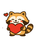 ちゃっかりアライグマ劇場@SFW（個別スタンプ：2）