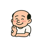 やさぐれおじさんの日常@SFW（個別スタンプ：1）