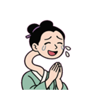 のびのびろくろ首の毎日@SFW（個別スタンプ：1）