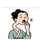 のびのびろくろ首の毎日@SFW（個別スタンプ：3）