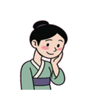 のびのびろくろ首の毎日@SFW（個別スタンプ：8）