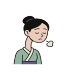 のびのびろくろ首の毎日@SFW（個別スタンプ：14）