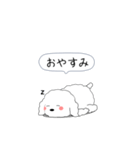 激しく尻尾をふるぽっちゃりプードル（個別スタンプ：12）