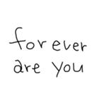 ああ言えば for you【子供の字・ネタ】（個別スタンプ：2）