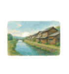 日本の街角スケッチ 昭和の風景 2（個別スタンプ：22）