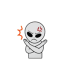 宇宙人グレイの動くスタンプ（個別スタンプ：3）