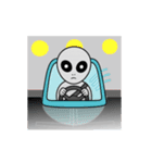 宇宙人グレイの動くスタンプ（個別スタンプ：14）