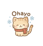 ふゆねこ日和♪（個別スタンプ：1）