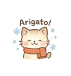 ふゆねこ日和♪（個別スタンプ：3）