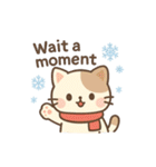 ふゆねこ日和♪（個別スタンプ：11）