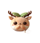 ぽっちゃりお茶ジカ（個別スタンプ：13）