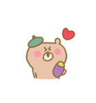 biepo 秋を感じるクマスン（個別スタンプ：5）