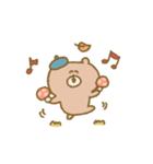 biepo 秋を感じるクマスン（個別スタンプ：19）