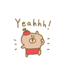 biepo 秋を感じるクマスン（個別スタンプ：30）