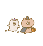 biepo 秋を感じるクマスン（個別スタンプ：33）