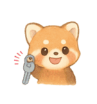 不動産屋さんがレッサーパンダだった（個別スタンプ：14）