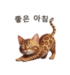 【韓国語】 ベンガル スタンプ 1（個別スタンプ：2）