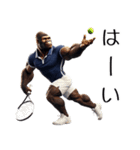 ゴリラ×テニス3！3Dリアルスマッシュ（個別スタンプ：13）