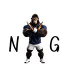 ゴリラ×テニス3！3Dリアルスマッシュ（個別スタンプ：39）