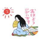 百人一首と病院の日常★pocaママ（個別スタンプ：34）