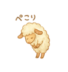 ふわふわ羊♪使いやすい♡あいさつ♡敬語♡（個別スタンプ：13）