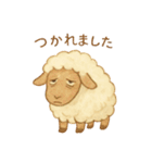 ふわふわ羊♪使いやすい♡あいさつ♡敬語♡（個別スタンプ：32）