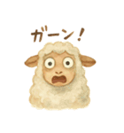 ふわふわ羊♪使いやすい♡あいさつ♡敬語♡（個別スタンプ：34）