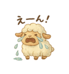 ふわふわ羊♪使いやすい♡あいさつ♡敬語♡（個別スタンプ：35）