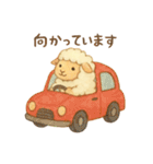 ふわふわ羊♪使いやすい♡あいさつ♡敬語♡（個別スタンプ：38）
