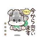 名前が入る★愛犬♡シュナウザーの気づかい（個別スタンプ：22）