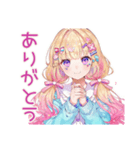 パステル女子の原宿食べ歩き（個別スタンプ：3）