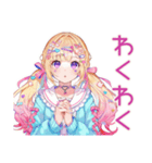 パステル女子の原宿食べ歩き（個別スタンプ：11）