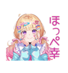 パステル女子の原宿食べ歩き（個別スタンプ：37）
