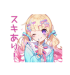 パステル女子の原宿食べ歩き（個別スタンプ：39）
